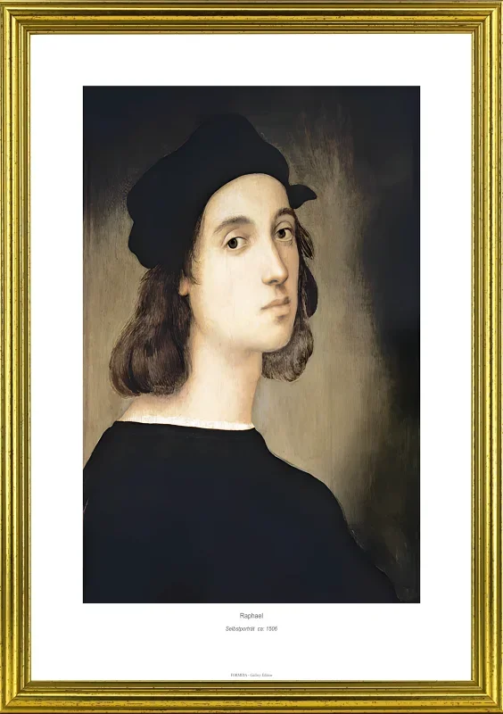 Raffael | Selbstporträt – 1506 | Gallery Edition | Gerahmter Kunstdruck | Renaissance