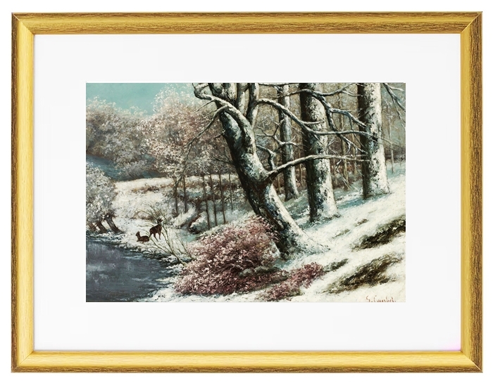 Der Wald im Winter – 1869