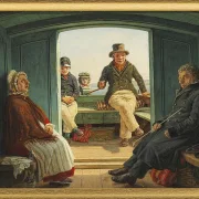 Reiseszene an Bord eines niederländischen Trawlers – 1846