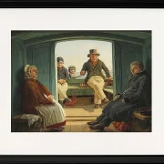 Reiseszene an Bord eines niederländischen Trawlers – 1846