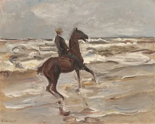 Reiter am Meer nach rechts - 1912