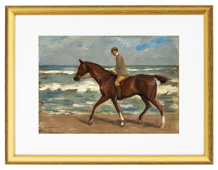 Riders on the Beach to the left - 1900