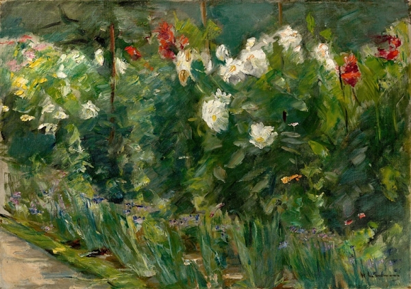 Rote und weiße Blumen nach Südosten - 1925