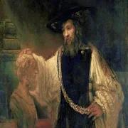 Rembrandt van Rijn | Aristoteles mit einer Büste Homers – 1653 | Gerahmter Kunstdruck | Barock | formida