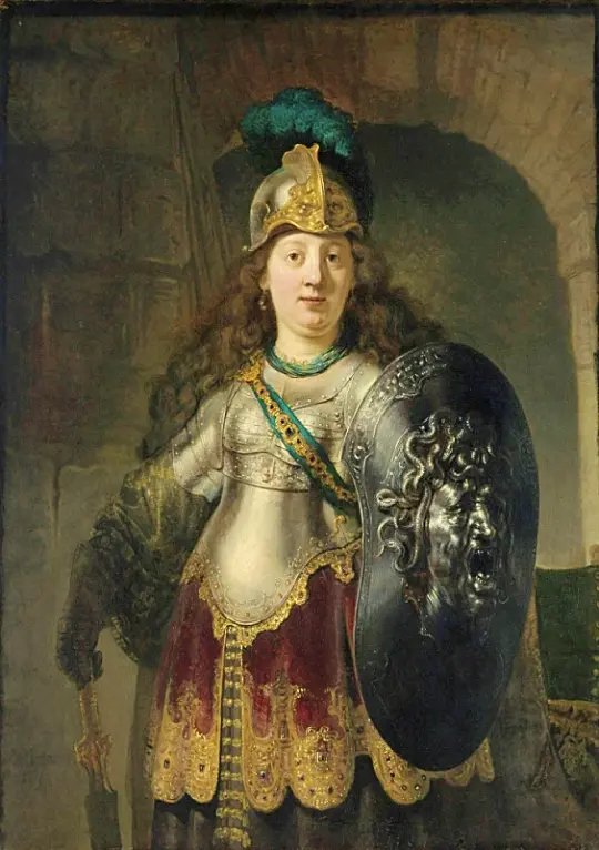 Rembrandt van Rijn | Bellona - 1633 | Indrammet kunsttryk | Barok | formida