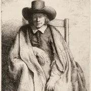 Rembrandt van Rijn | Clement de Jonghe, trykkeri - 1651 | Indrammet kunsttryk | Barok | formida