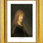 Rembrandt van Rijn | Saskia van Uylenburgh, kunstnerens hustru - 1640 | Gallery Edition | Indrammet kunsttryk | Barok