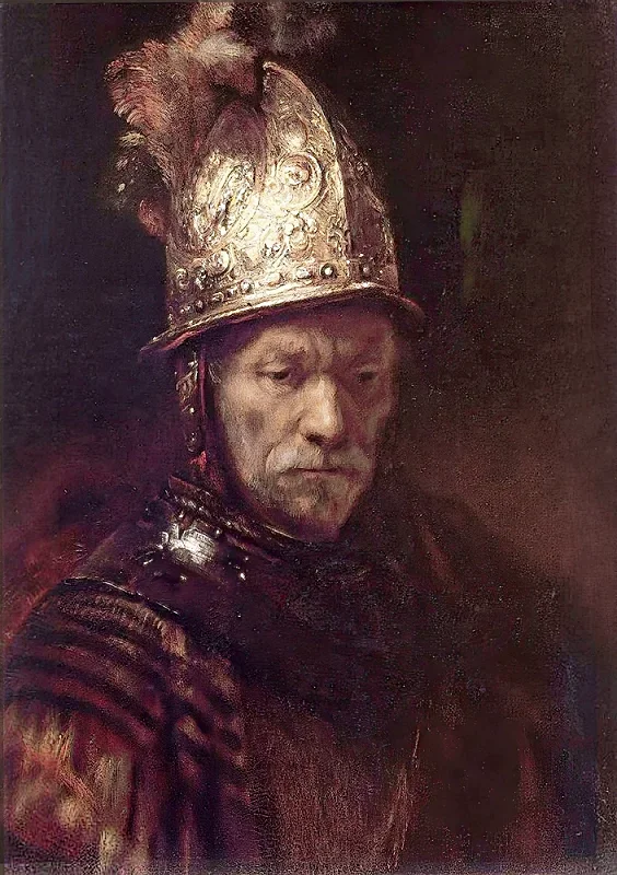 Rembrandt van Rijn | Manden med den gyldne hjelm - 1650 | Indrammet kunsttryk | Barok | formida
