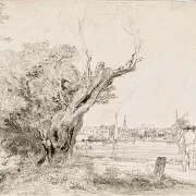 Rembrandt van Rijn | Omvalen - 1645 | Indrammet kunsttryk | Barok | formida