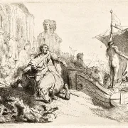 Rembrandt van Rijn | Lykkens Skib - 1633 | Indrammet kunsttryk | Barok | formida
