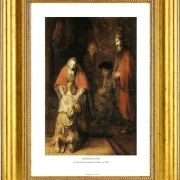 Rembrandt van Rijn | Den fortabte søns tilbagevenden - 1668 | Gallery Edition | Indrammet kunsttryk | Barok