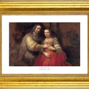 Rembrandt van Rijn | Die jüdische Braut – 1665 | Gallery Edition | Gerahmter Kunstdruck | Barock