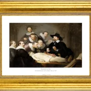 Rembrandt van Rijn | Dr. Nicolaes Tulps anatomi-lektion - 1632 | Gallery Edition | Indrammet kunsttryk | Barok