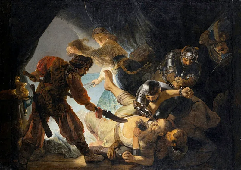 Rembrandt van Rijn | Samsons forblænding - 1636 | Indrammet kunsttryk | Barok | formida