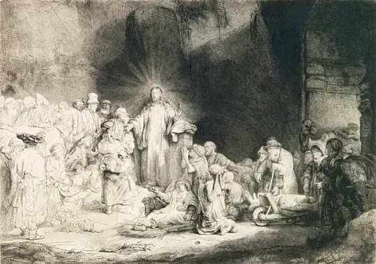 Rembrandt van Rijn | Hundredegylden-trykket - 1648 | Indrammet kunsttryk | Barok | formida