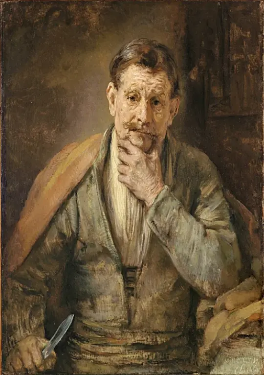 Rembrandt van Rijn | Sankt Bartholomæus - 1661 | Indrammet kunsttryk | Barok | formida