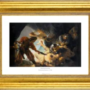 Rembrandt van Rijn | Samsons forblænding - 1636 | Gallery Edition | Indrammet kunsttryk | Barok