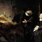 Rembrandt van Rijn | Mennonitprædikanten Anslo og hans Hustru -1641 | Indrammet kunsttryk | Barok | formida
