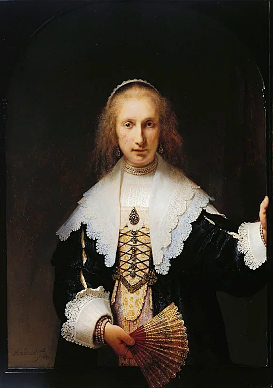 Rembrandt van Rijn | Agatha Bas - 1611 | Indrammet kunsttryk | Barok | formida