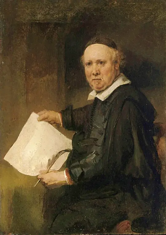 Rembrandt van Rijn | Lieven Willemsz van Coppenol - 1658 | Indrammet kunsttryk | Barok | formida