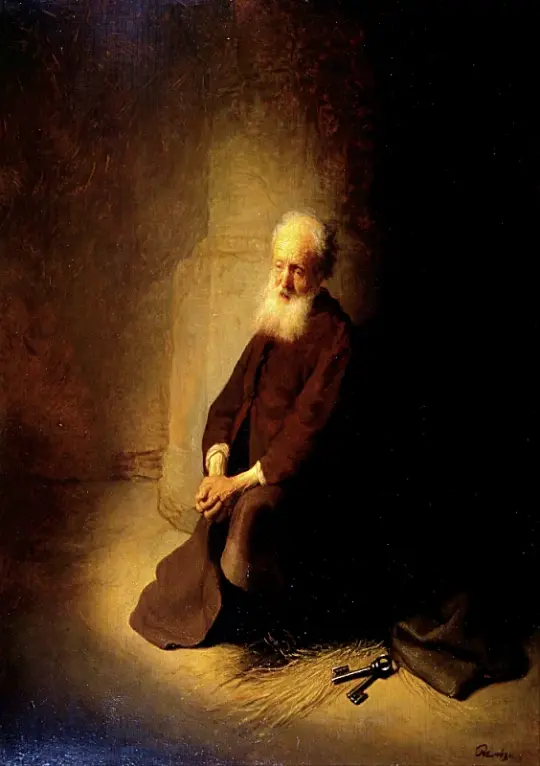 Rembrandt van Rijn | Sankt Peter i fængslet - 1631 | Indrammet kunsttryk | Barok | formida