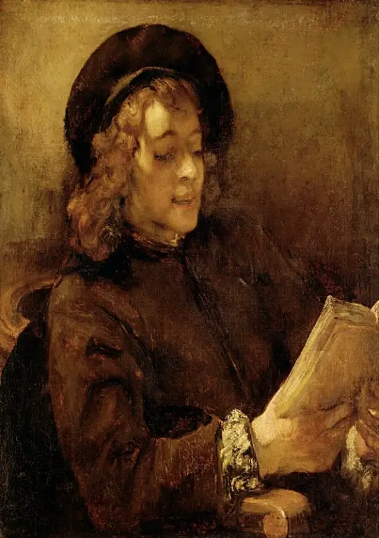 Rembrandt van Rijn | Titus van Rijn, kunstnerens søn - 1642 | Indrammet kunsttryk | Barok | formida