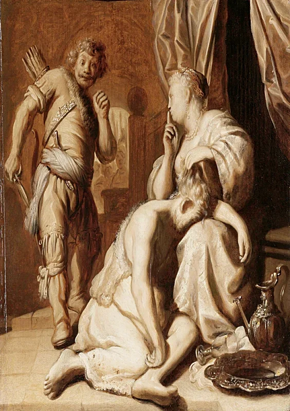 Rembrandt van Rijn | Samson og Dalila - 1630 | Indrammet kunsttryk | Barok | formida