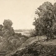 Rembrandt van Rijn | Flugten til Egypten - 1653 | Indrammet kunsttryk | Barok | formida