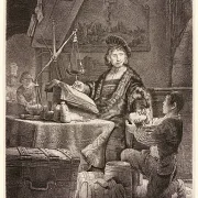 Rembrandt van Rijn | Jan Uytenbogaert - 1639 | Indrammet kunsttryk | Barok | formida