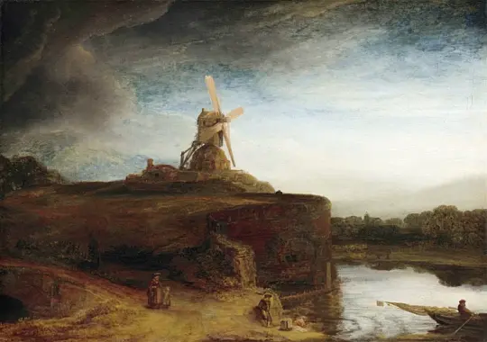 Rembrandt van Rijn | Møllen - 1648 | Indrammet kunsttryk | Barok | formida