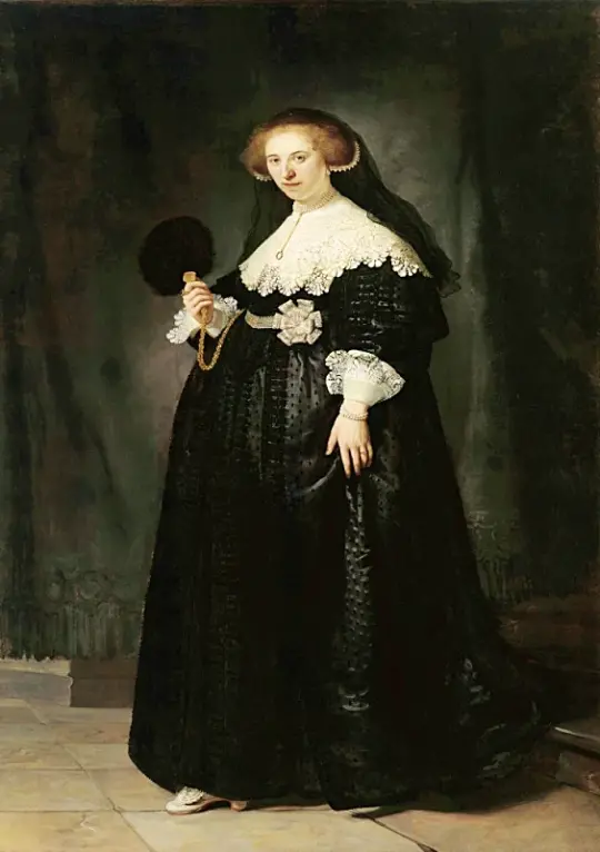 Rembrandt van Rijn | Oopjen Coppit - 1634 | Indrammet kunsttryk | Barok | formida