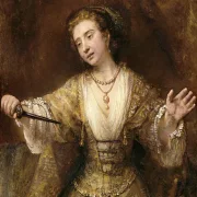 Rembrandt van Rijn | Lucretia - 1664 | Indrammet kunsttryk | Barok | formida