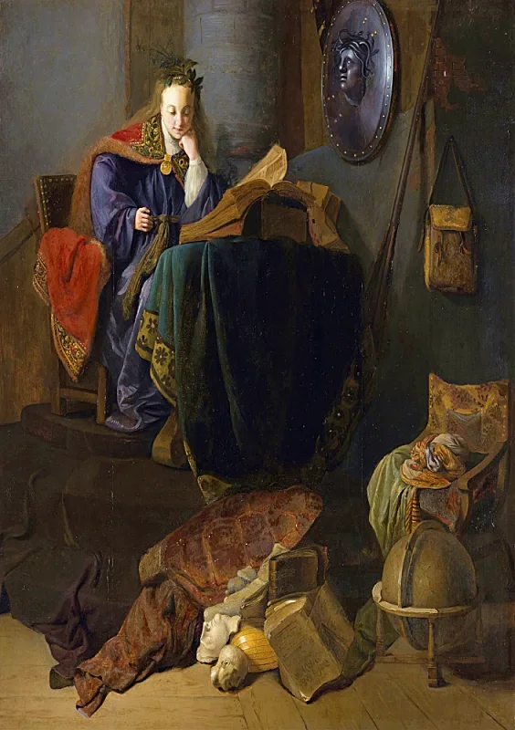 Rembrandt van Rijn | Minerva - 1630 | Indrammet kunsttryk | Barok | formida