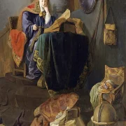 Rembrandt van Rijn | Minerva - 1630 | Indrammet kunsttryk | Barok | formida