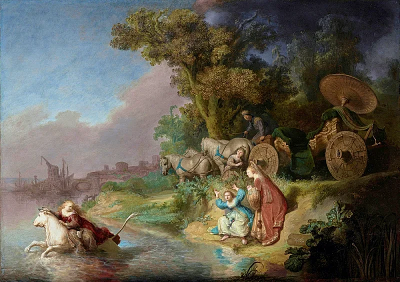 Rembrandt van Rijn | Bortførelsen af Europa - 1632 | Indrammet kunsttryk | Barok | formida