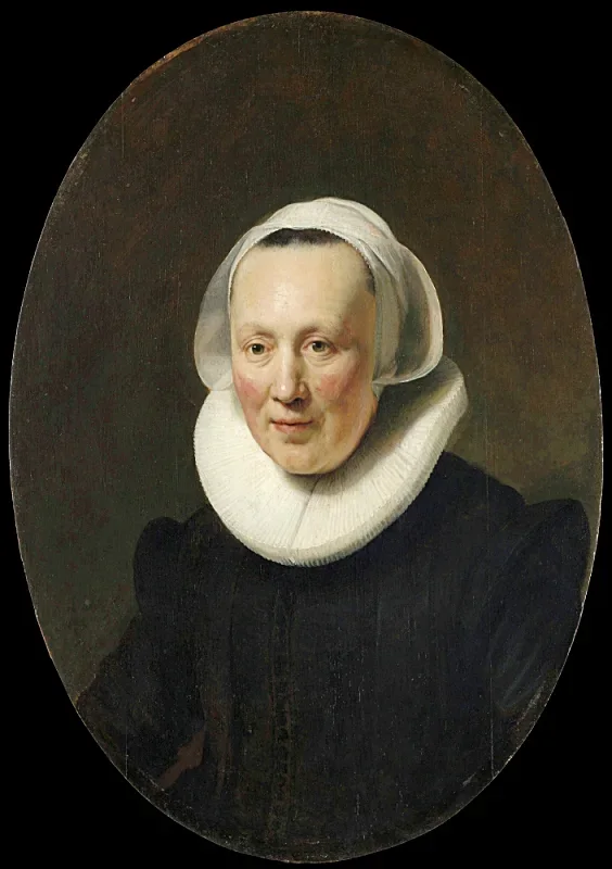 Rembrandt van Rijn | Porträt einer Frau – 1633 | Gerahmter Kunstdruck | Barock | formida