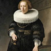 Rembrandt van Rijn | Portræt af en kvinde - 1632 | Indrammet kunsttryk | Barok | formida