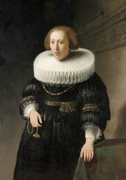Rembrandt van Rijn | Portræt af en kvinde - 1632 | Indrammet kunsttryk | Barok | formida
