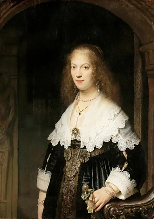 Rembrandt van Rijn | Maria Trip - 1639 | Indrammet kunsttryk | Barok | formida