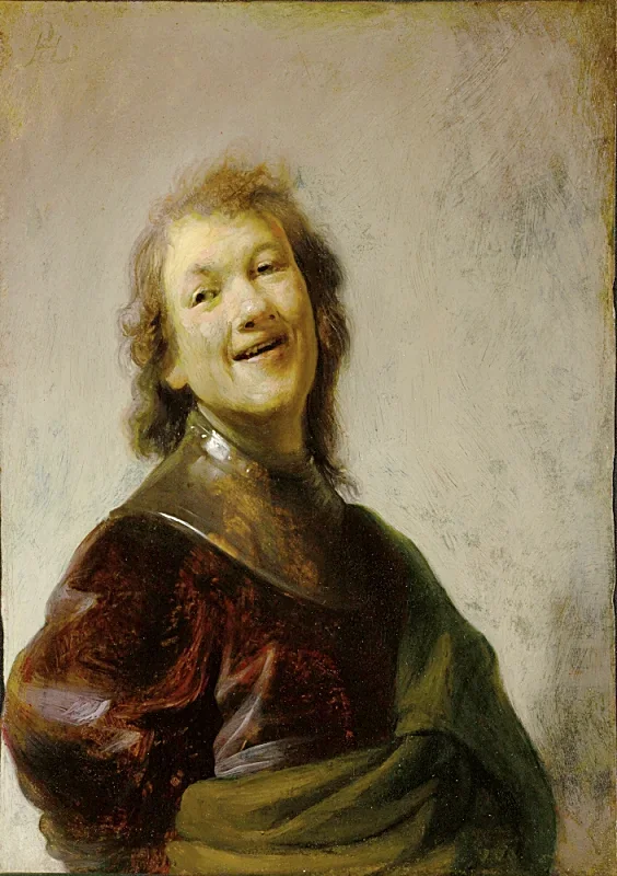 Rembrandt van Rijn | Rembrandt griner - 1628 | Indrammet kunsttryk | Barok | formida
