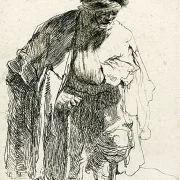 Rembrandt van Rijn | Tigger med et træben - 1630 | Indrammet kunsttryk | Barok | formida