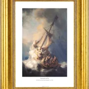 Rembrandt van Rijn | Stormen på Galilæas Sø - 1633 | Gallery Edition | Indrammet kunsttryk | Barok