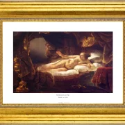 Rembrandt van Rijn | Danaë - 1636 | Gallery Edition | Indrammet kunsttryk | Barok