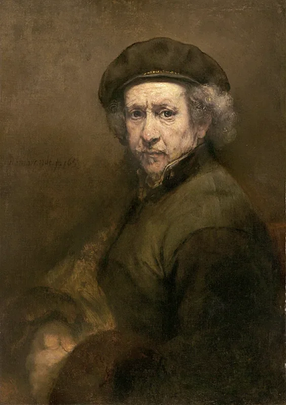 Rembrandt van Rijn | Selvportræt - 1659 | Indrammet kunsttryk | Barok | formida