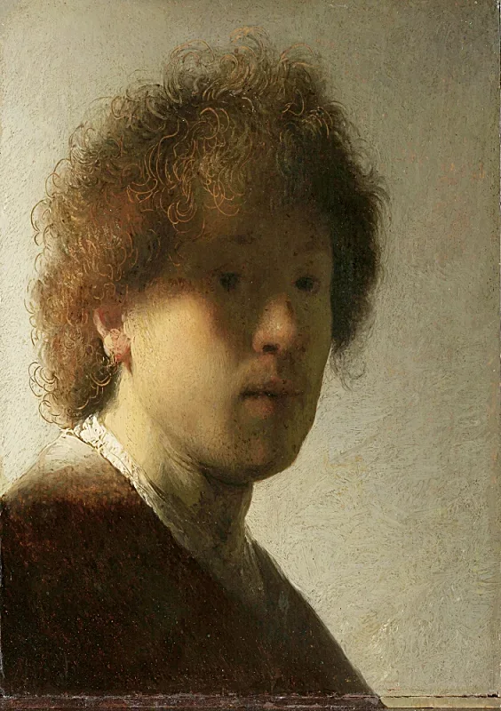 Rembrandt van Rijn | Selvportræt - 1628 | Indrammet kunsttryk | Barok | formida