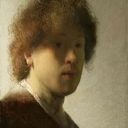 Rembrandt van Rijn | Selvportræt - 1628 | Indrammet kunsttryk | Barok | formida