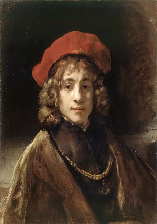 Rembrandt van Rijn | Titus, kunstnerens søn - 1657 | Indrammet kunsttryk | Barok | formida