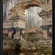 Romerske ruiner ved Schönbrunn - 1892