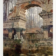 Romerske ruiner ved Schönbrunn - 1892