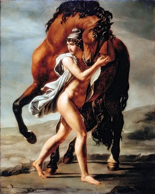 Römischer Jüngling mit Pferd - 1824